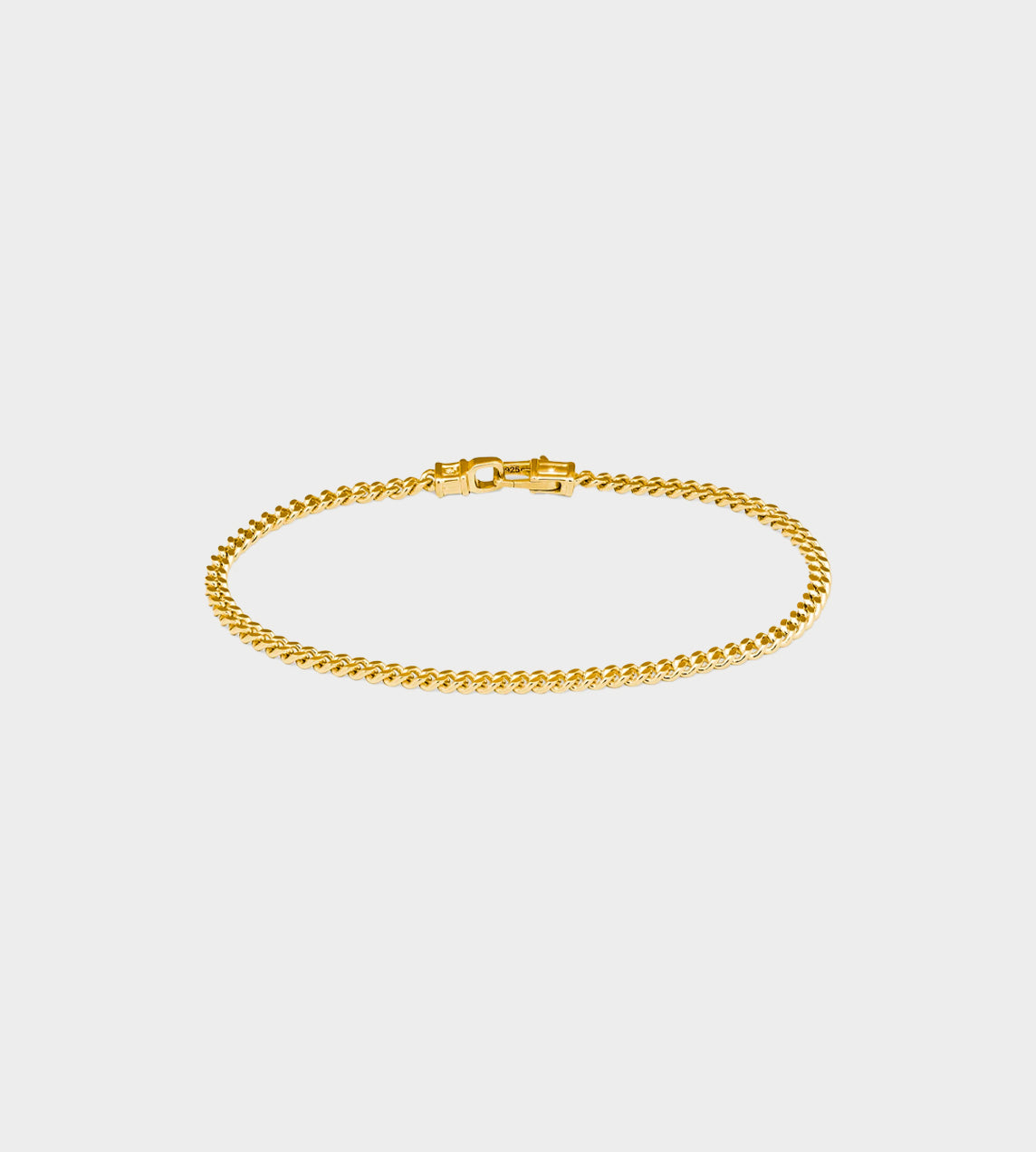 Tom Wood - Curb Bracelet M Gold