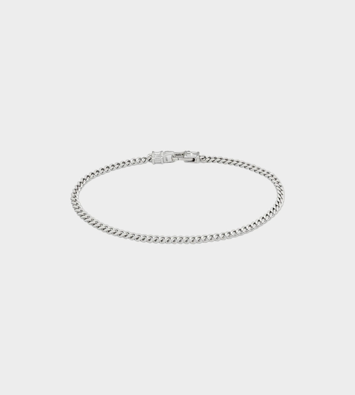 Tom Wood - Curb Bracelet M Silver