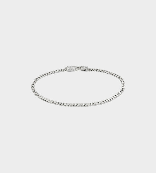 Tom Wood - Curb Bracelet M Silver