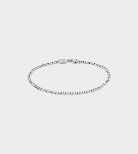 Tom Wood - Curb Bracelet M Silver