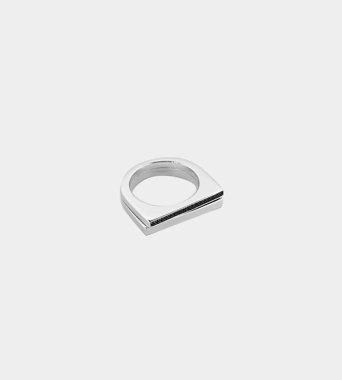 Tom Wood - Step Ring Black Spinel