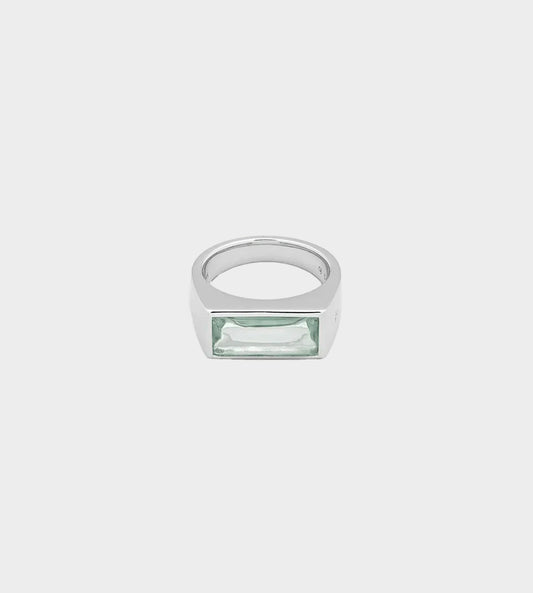 Tom Wood - Peaky Ring Green Quartz