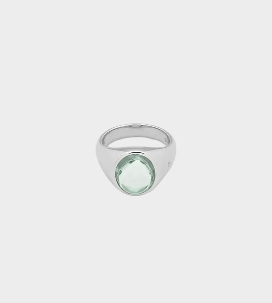 Tom Wood - Lizzie Ring Green Quartz