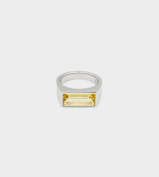 Tom Wood - Peaky Ring Lemon Quartz