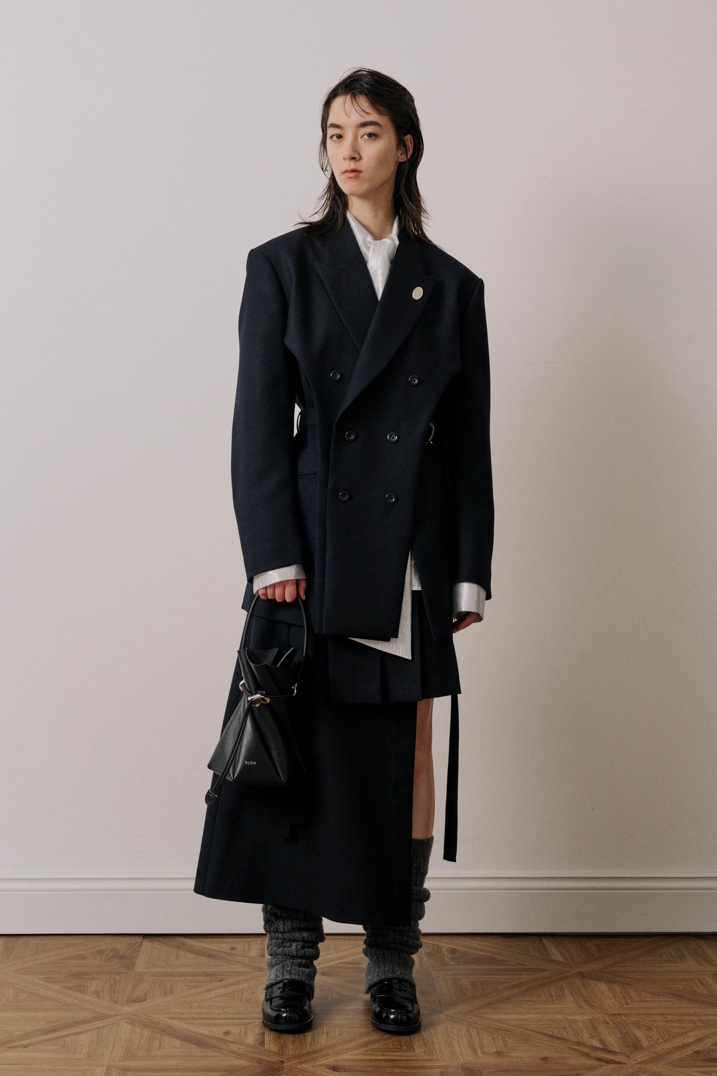 UJOH - Slit 6BW Jacket Blk