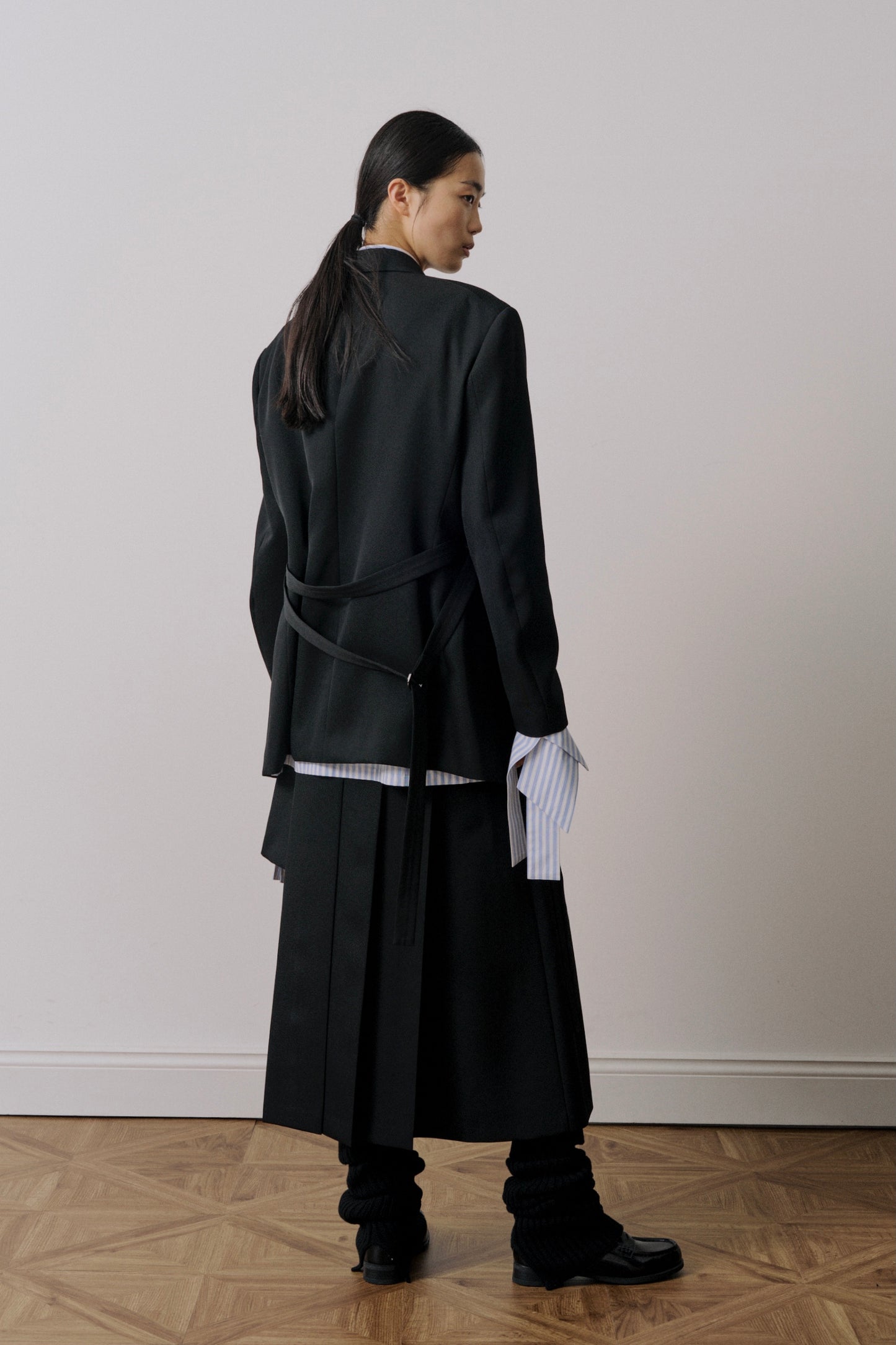 UJOH - Slit 6BW Jacket Blk