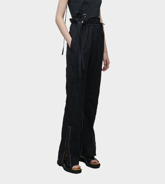 UJOH - Straight Slit Pant Black