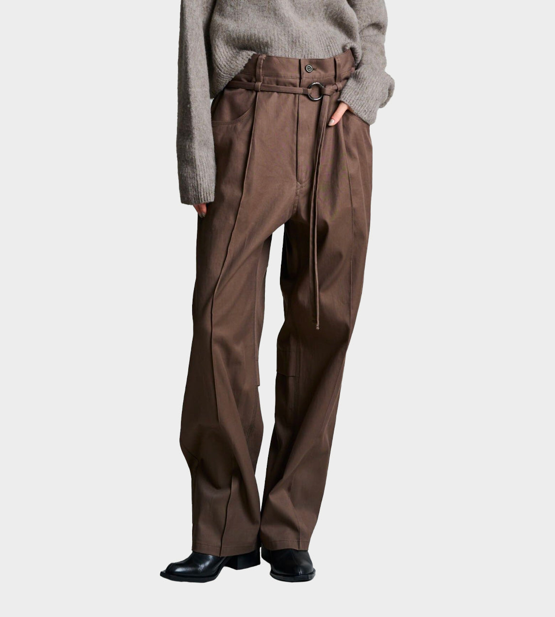UJOH - Ring Belted Pant Mocha
