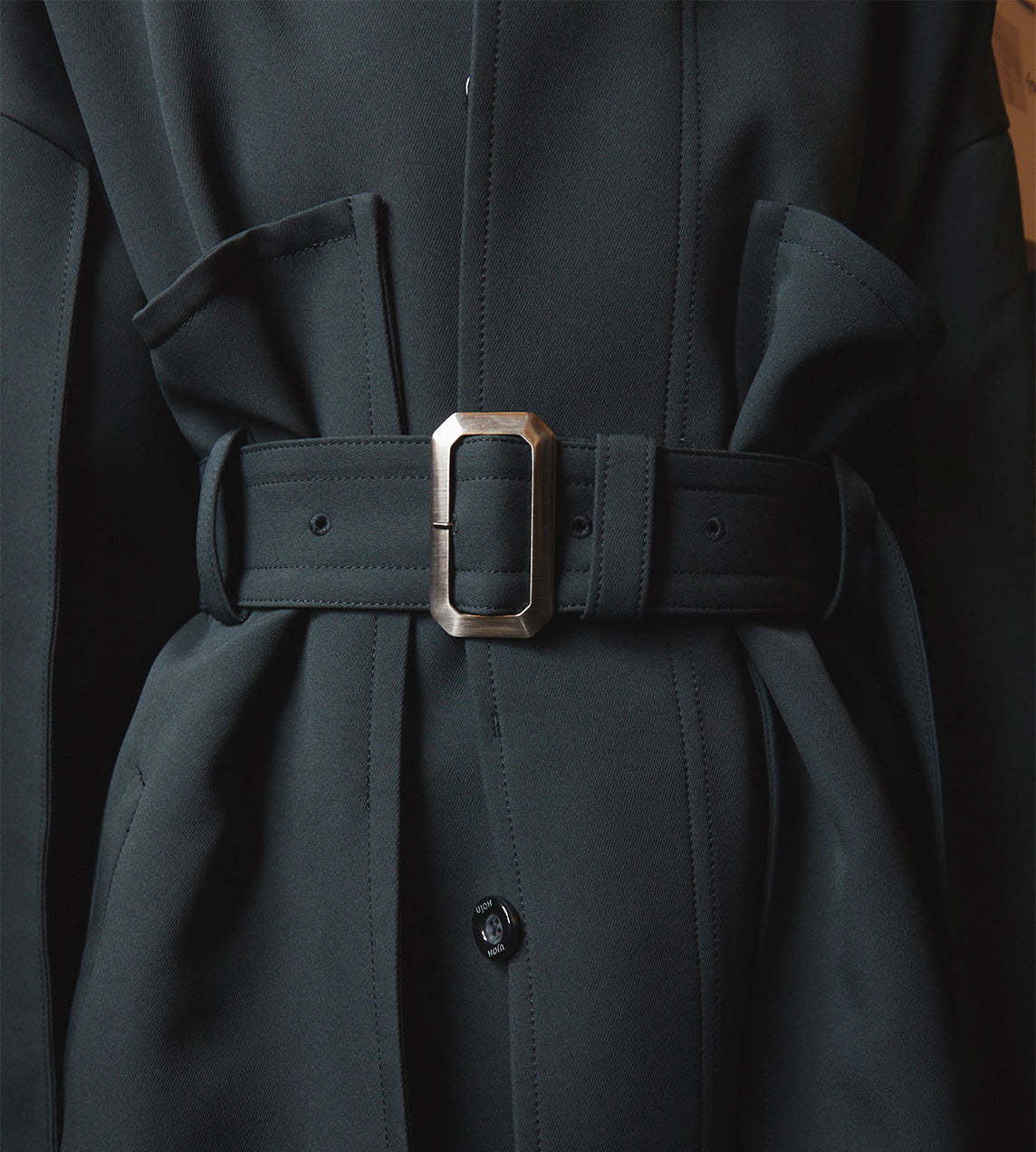 UJOH - Bal Collar Coat Black
