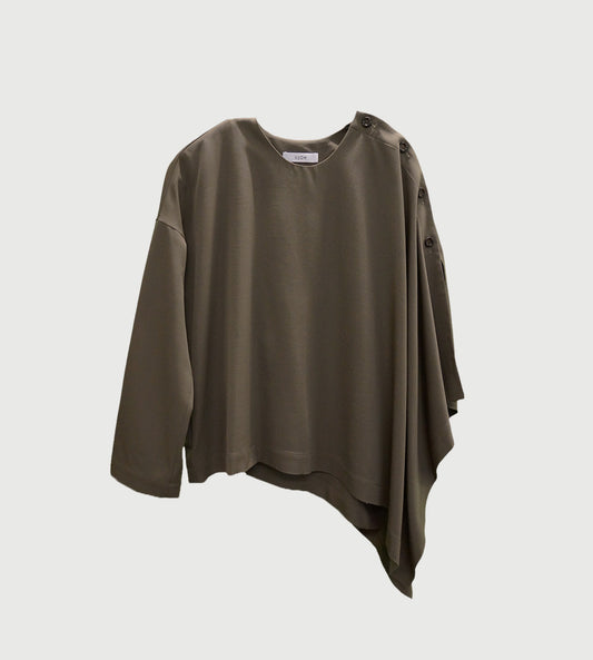 Square Blouse Moss Grey