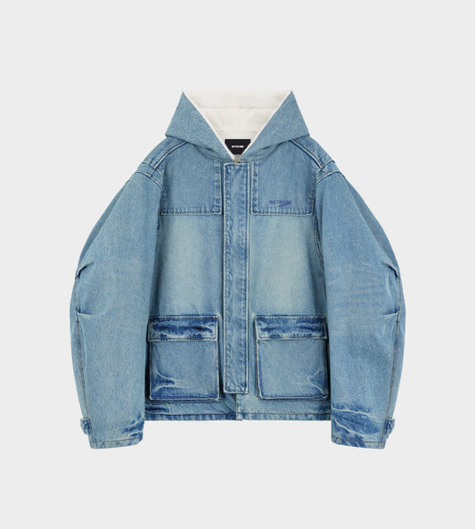 Bulky Denim Jumper Sky Blue