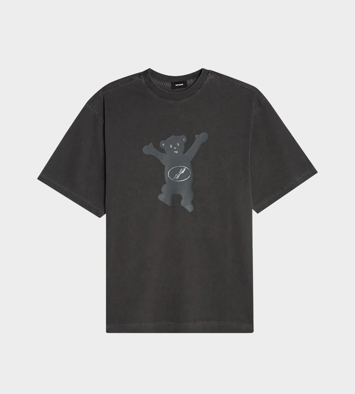 WE11DONE - Teddy Logo T-Shirt Charcoal