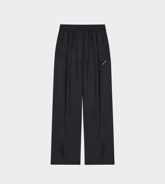 WE11DONE - Logo Trousers Black