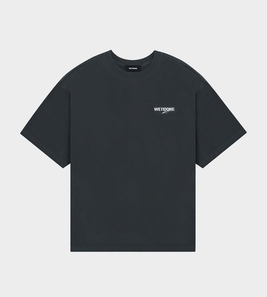 WE11DONE - Wave Logo T-Shirt Charcoal
