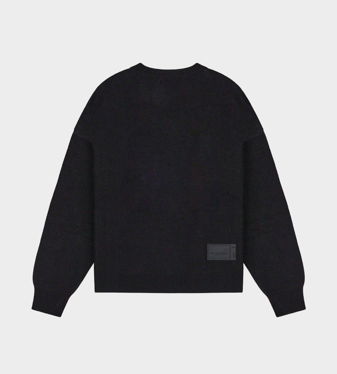WE11DONE - Logo Jacquard Sweater Black