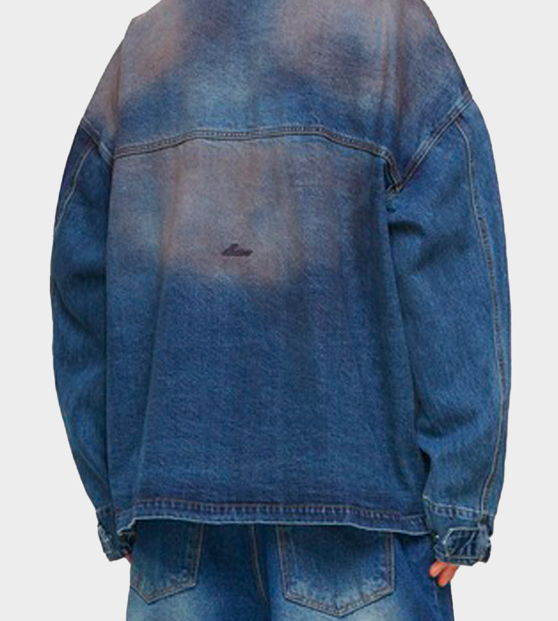 Washed Multi Pocket Jacket Blue