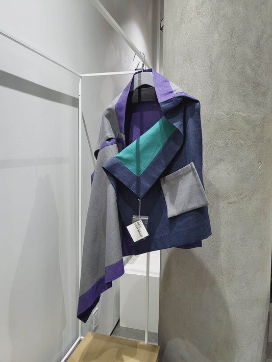 Issey Miyake 132 5. - Denim Like Shirt Navy