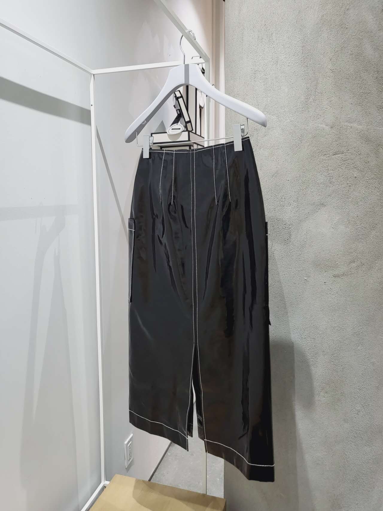 Rejina Pyo - Coated Shell Carmen Skirt Black