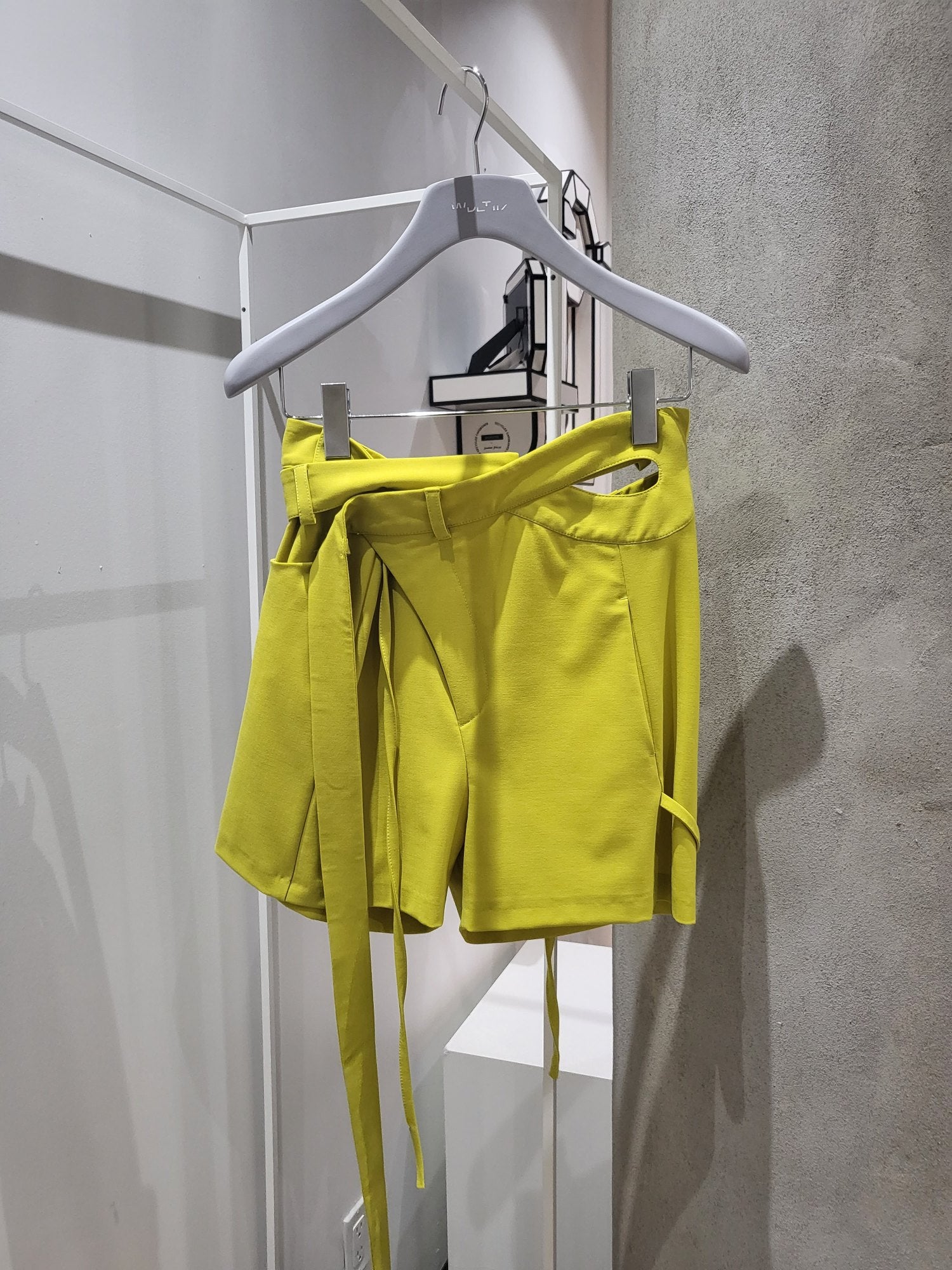 Ottolinger - Signature Wrap Suit Shorts Lime