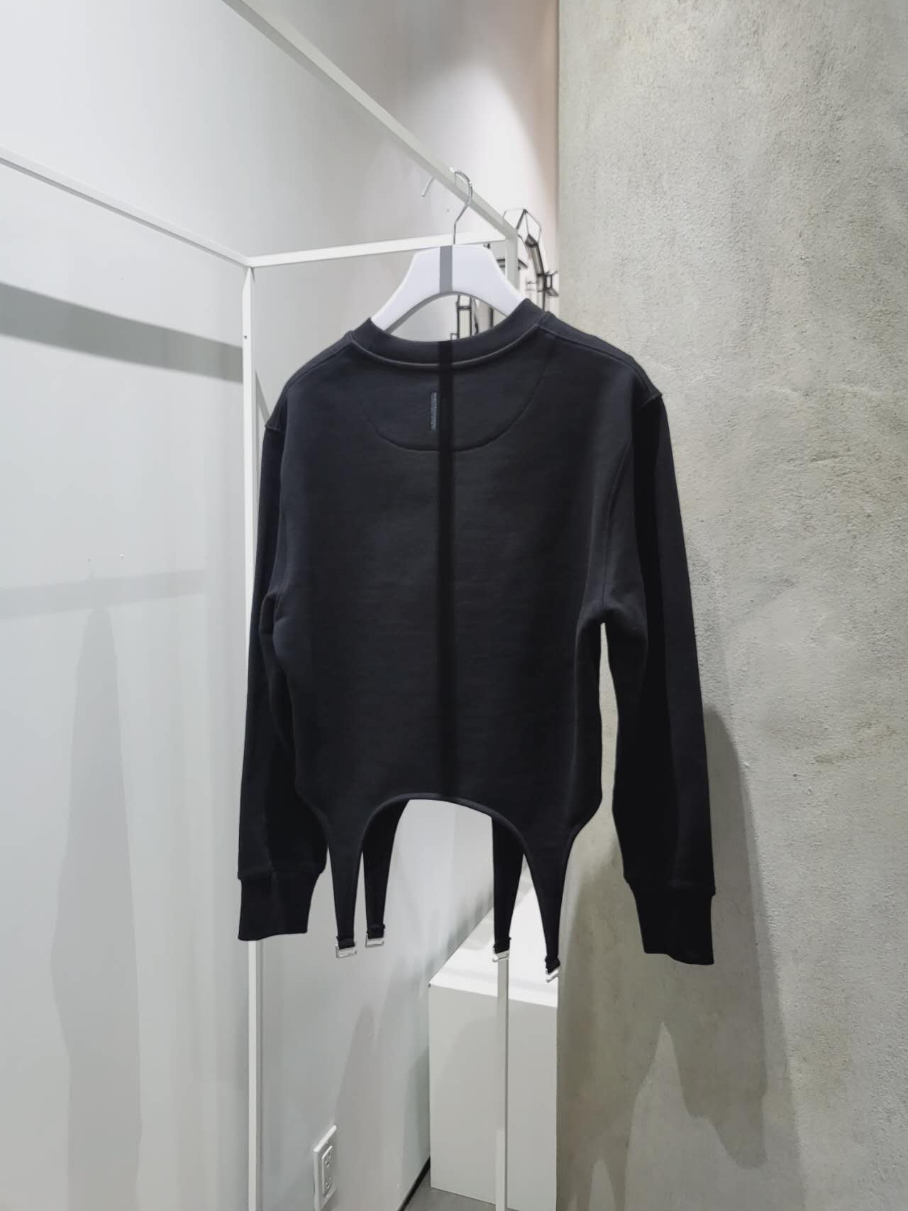 Dion Lee - Garter Sweatshirt Black