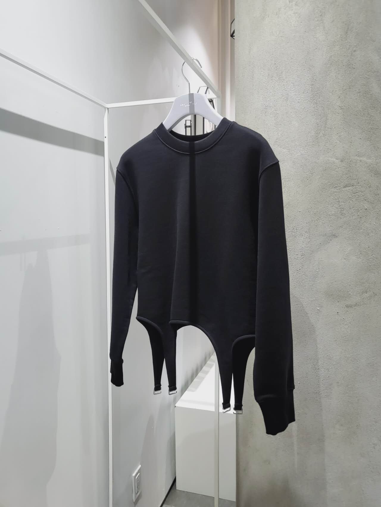 Dion Lee - Garter Sweatshirt Black