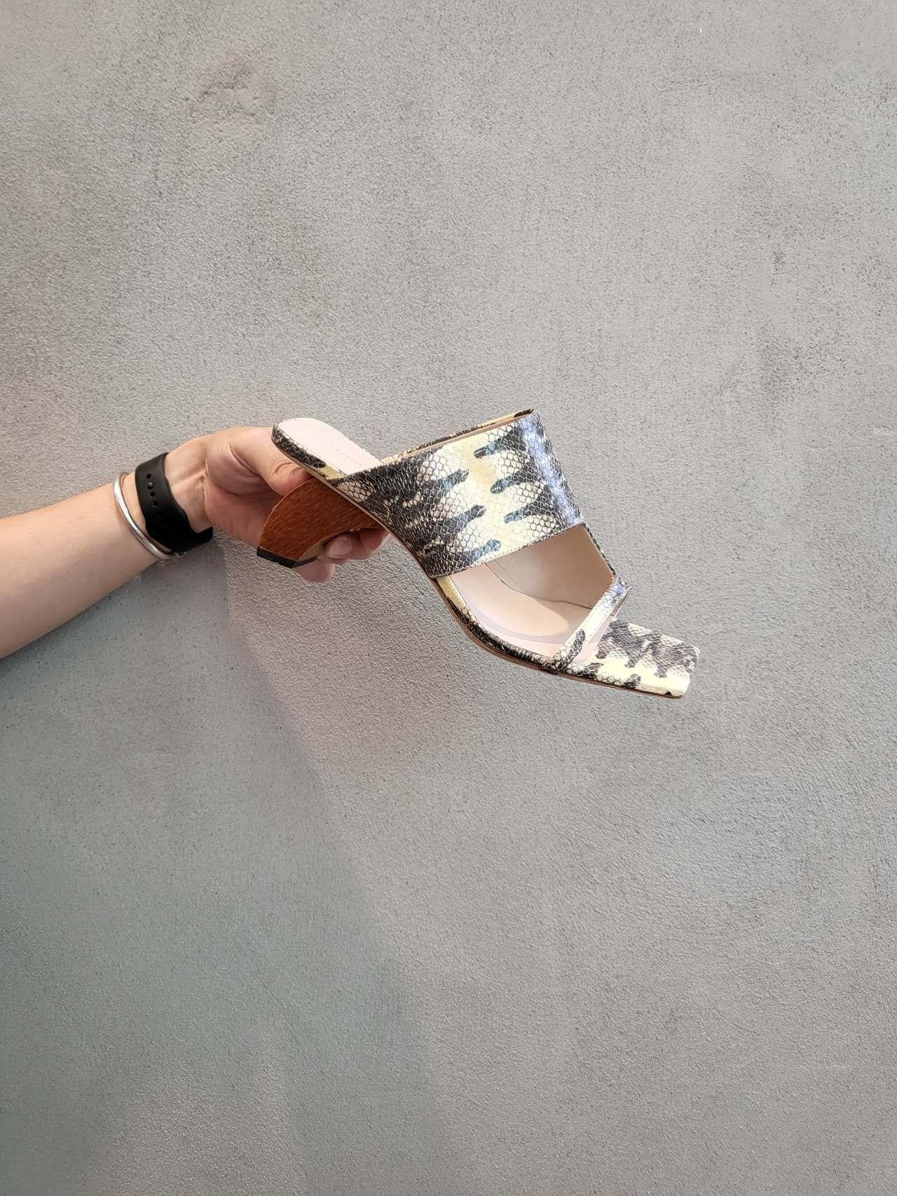 Rejina Pyo - Leah Sandal Faux Snake