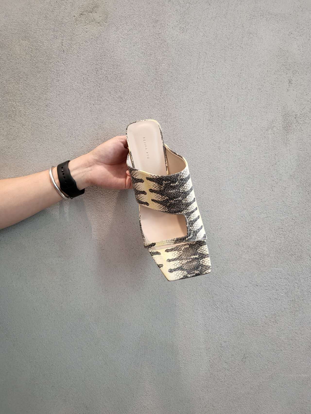 Rejina Pyo - Leah Sandal Faux Snake