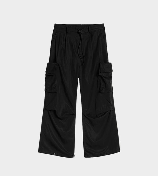Y-3 - CUFF CARGO PANTS BLACK