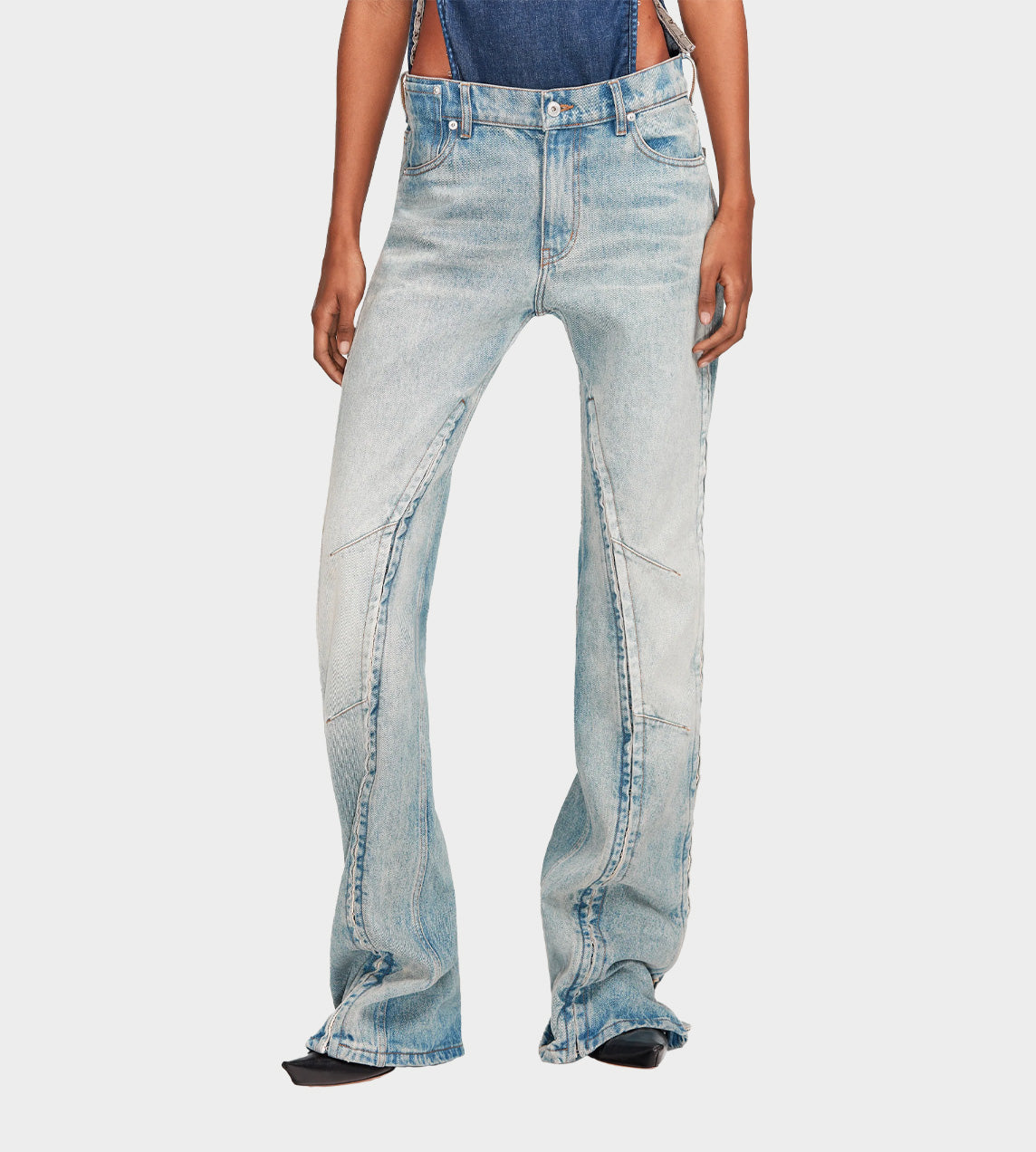 Y/Project - Hook & Eye Slim Jeans Lt.Blue