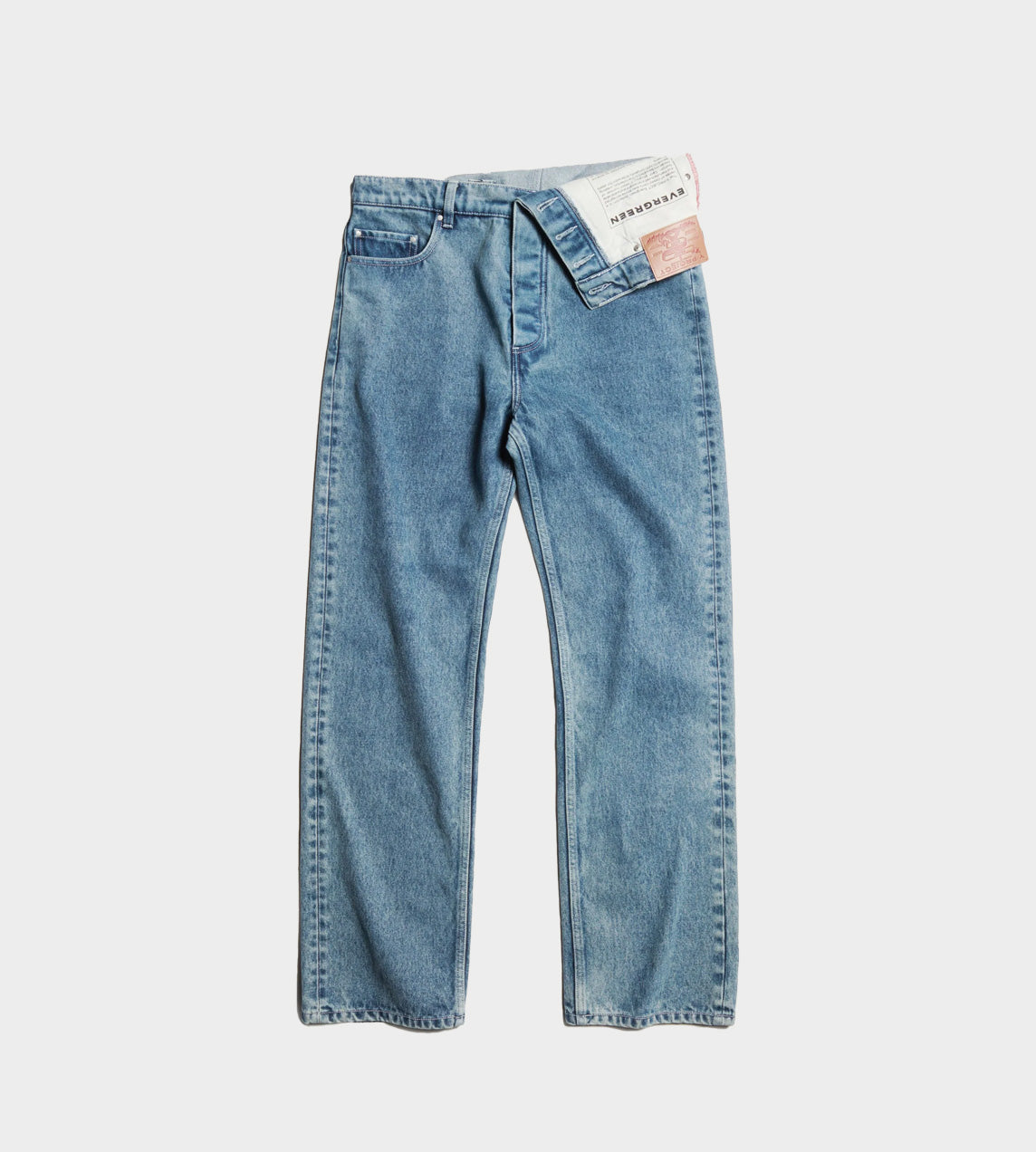 Y/Project - Classic Asymmetric Waist Jeans Navy
