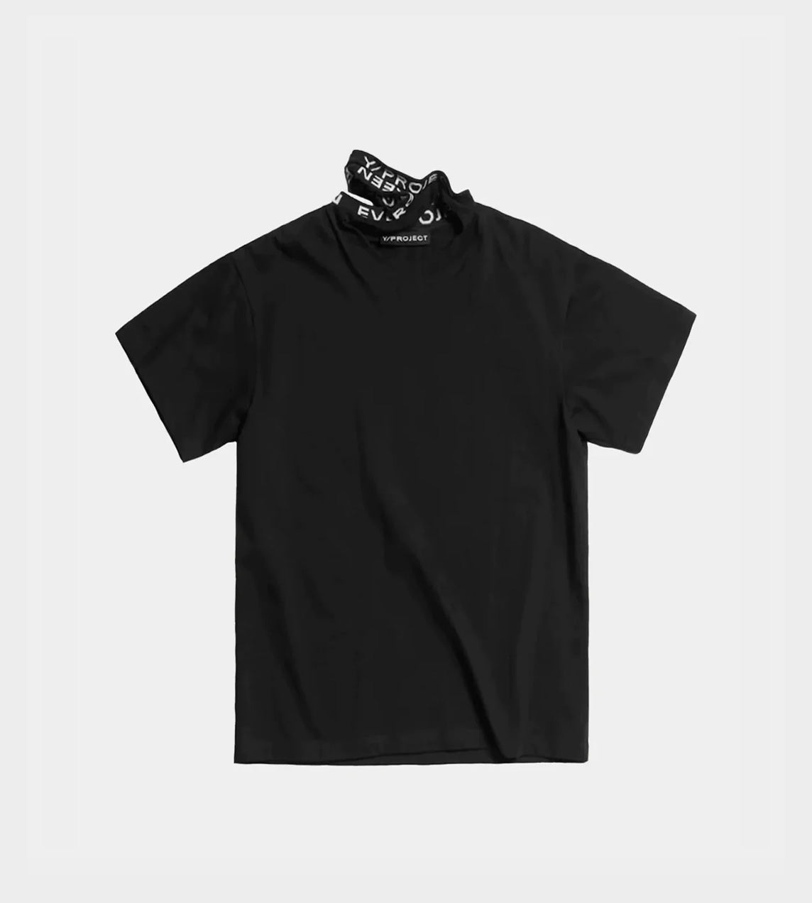 Y/Project - Classic 3 Collar T-Shirt Black