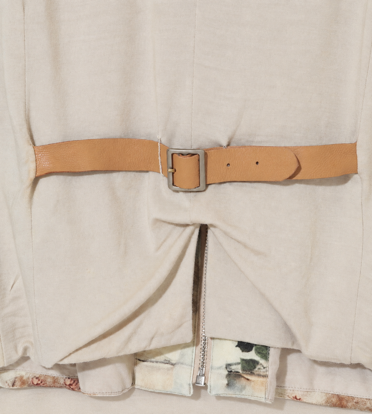 Prints Padded Jacket Gray Beige