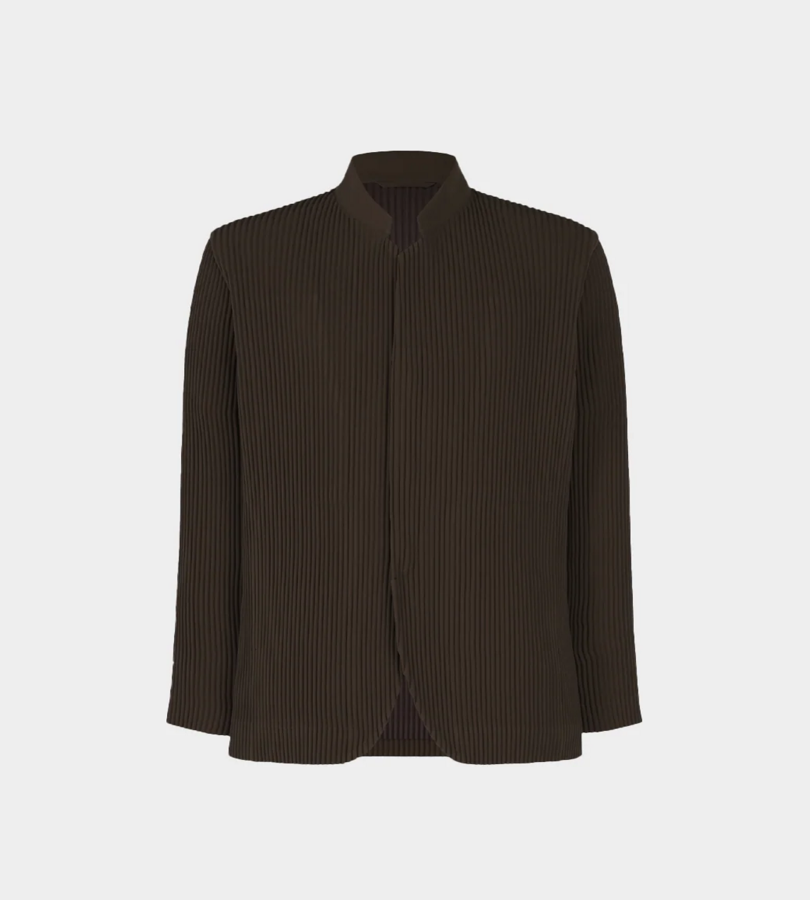 HOMME PLISSE ISSEY MIYAKE - Tuxedo Pleats Jacket Brown