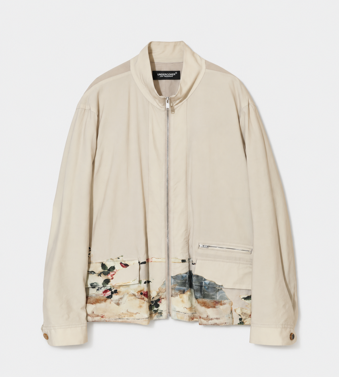 UNDERCOVER - Prints Padded Jacket Gray Beige