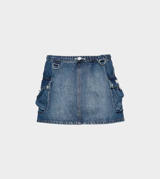 COPERNI - Denim Cargo Skirt Blue Navy