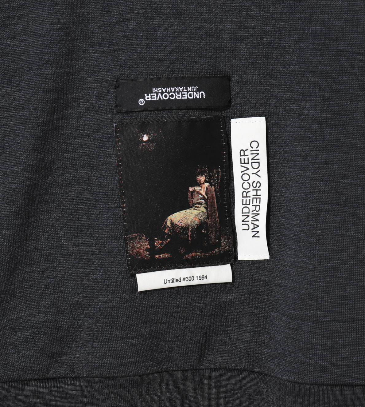 UNDERCOVER - Cindy Sherman Patch Sweatshirt Charcoal Grey