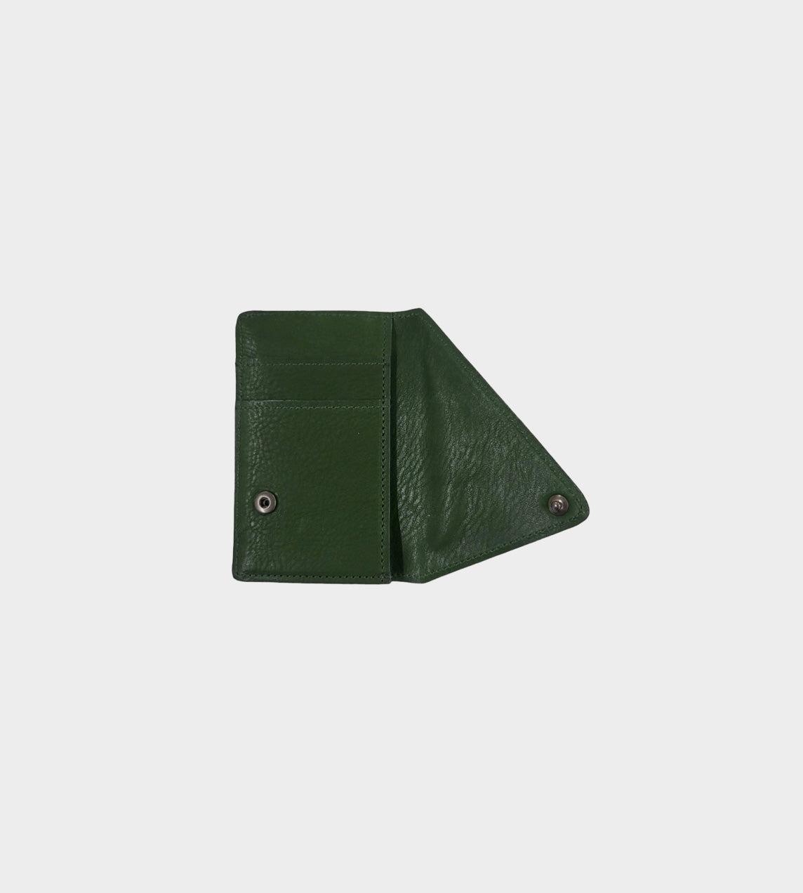 国内即発【YOHJI YAMAMOTO】 discord Card Holder Discord by Yohji Yamamoto - Triangle Card Wallet Green – WDLT117