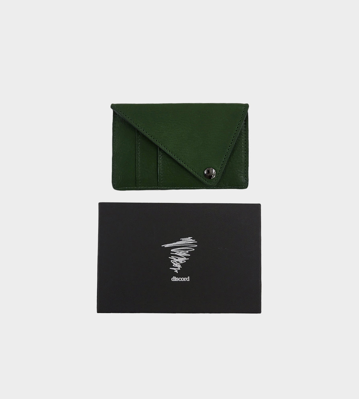 Discord by Yohji Yamamoto - Triangle Card Wallet Green