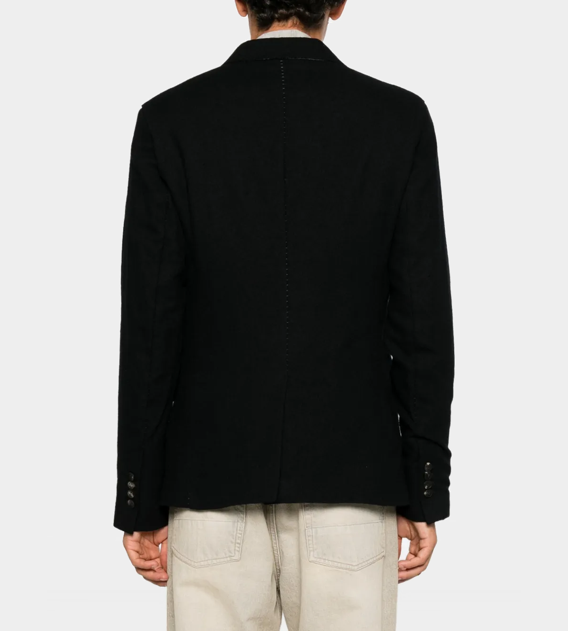 Single-Breasted Blazer Black