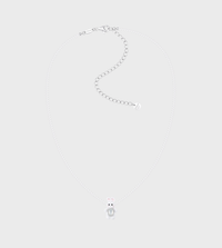 YVMIN - Woven Mini Rabbit Pearl Necklace Silver