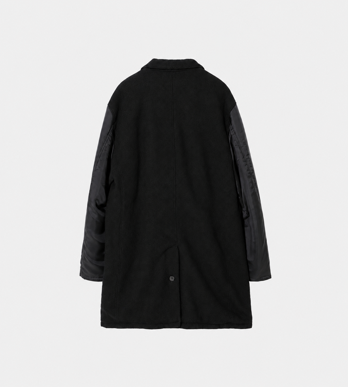 UNDERCOVER - Felted Wool Long Jacket Black