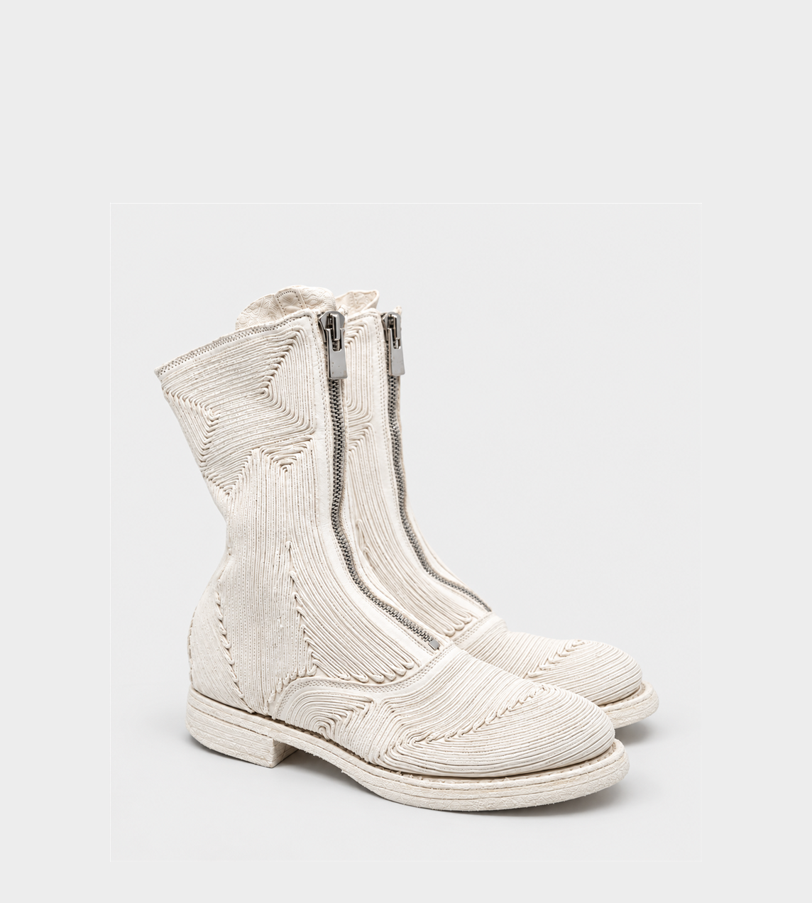 Guidi - 310WZ_RC Leather Piped Front Zip Boot
