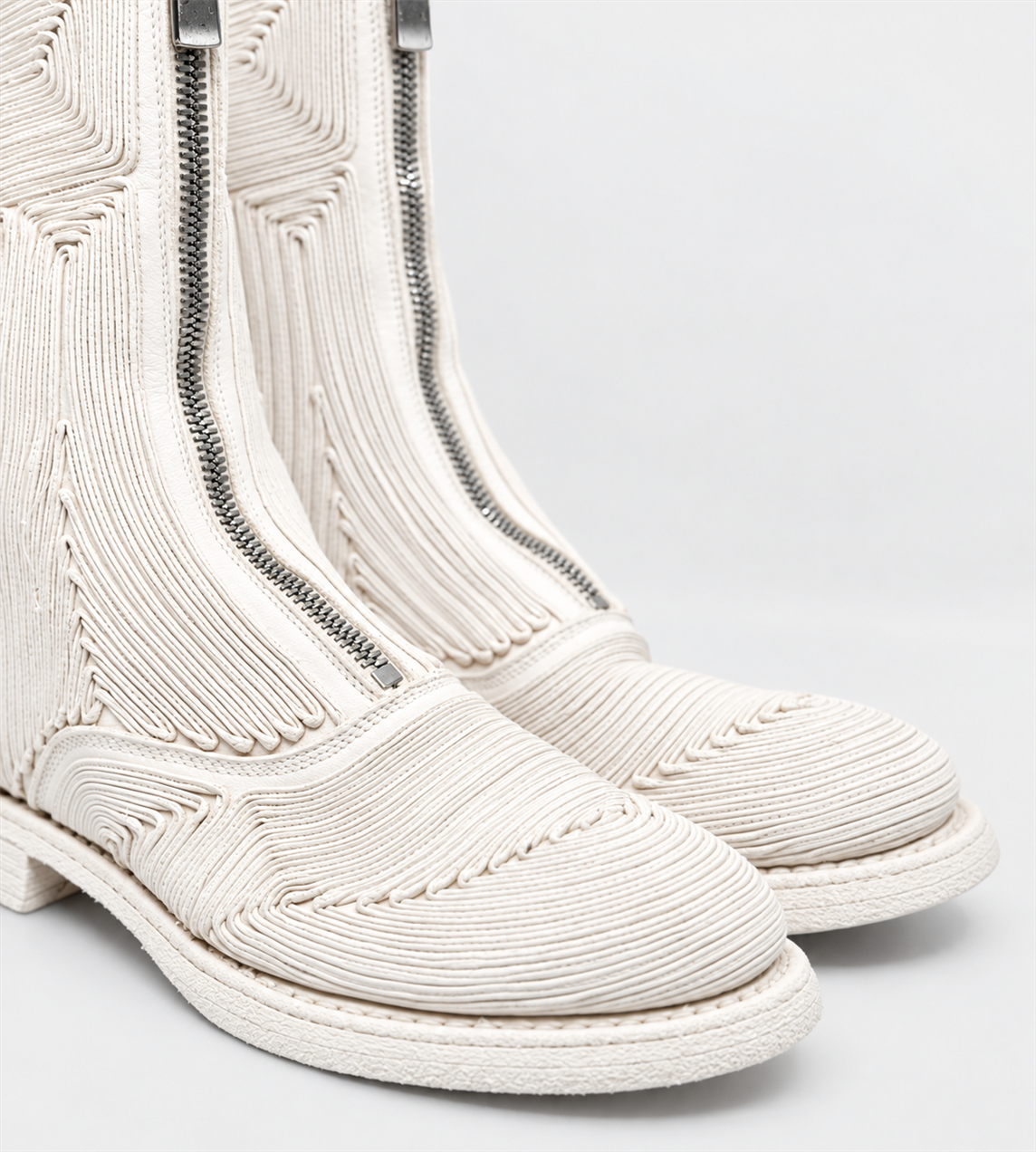 Guidi - 310WZ_RC Leather Piped Front Zip Boot