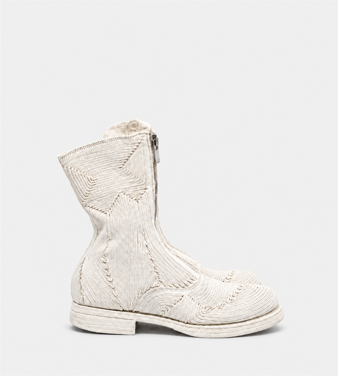 Guidi - 310WZ_RC Leather Piped Front Zip Boot