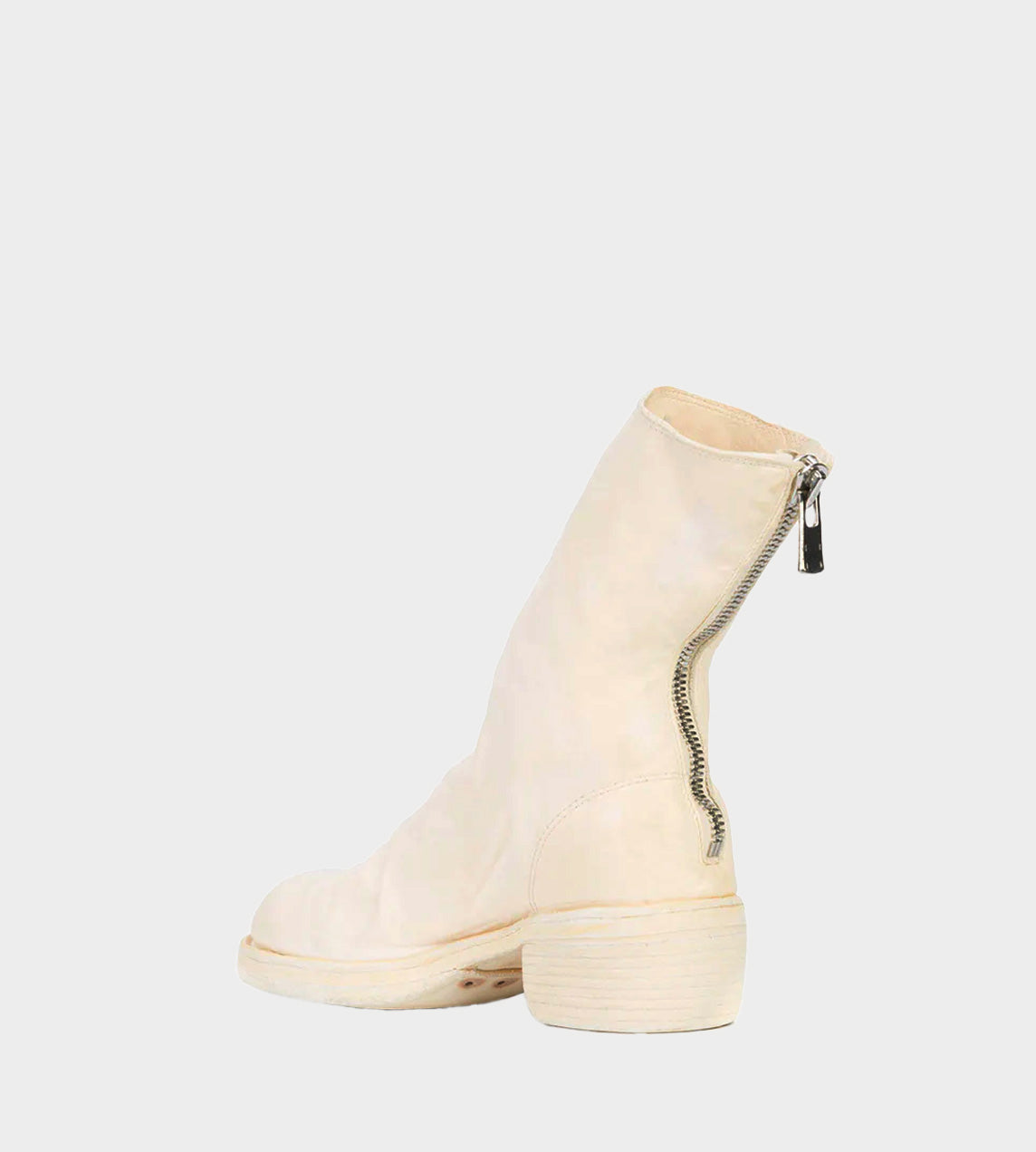 Guidi - 788Z Back Zip Mid Boots White