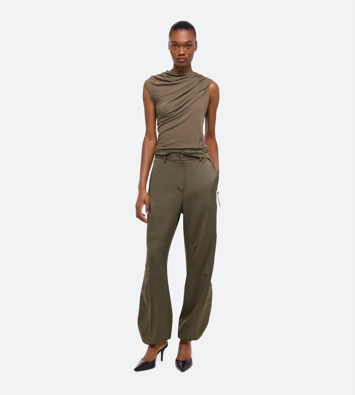 Helmut Lang - Flight Pants Fluid Olive