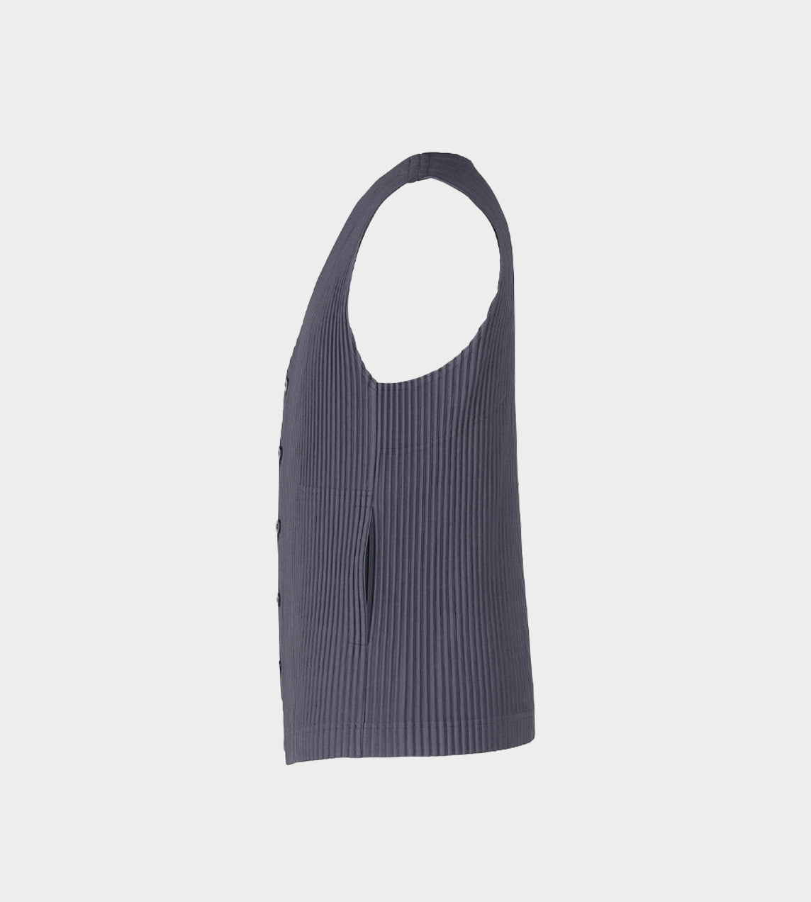 Homme Plisse Issey Miyake - Tailored Pleats Vest Blue Charcoal
