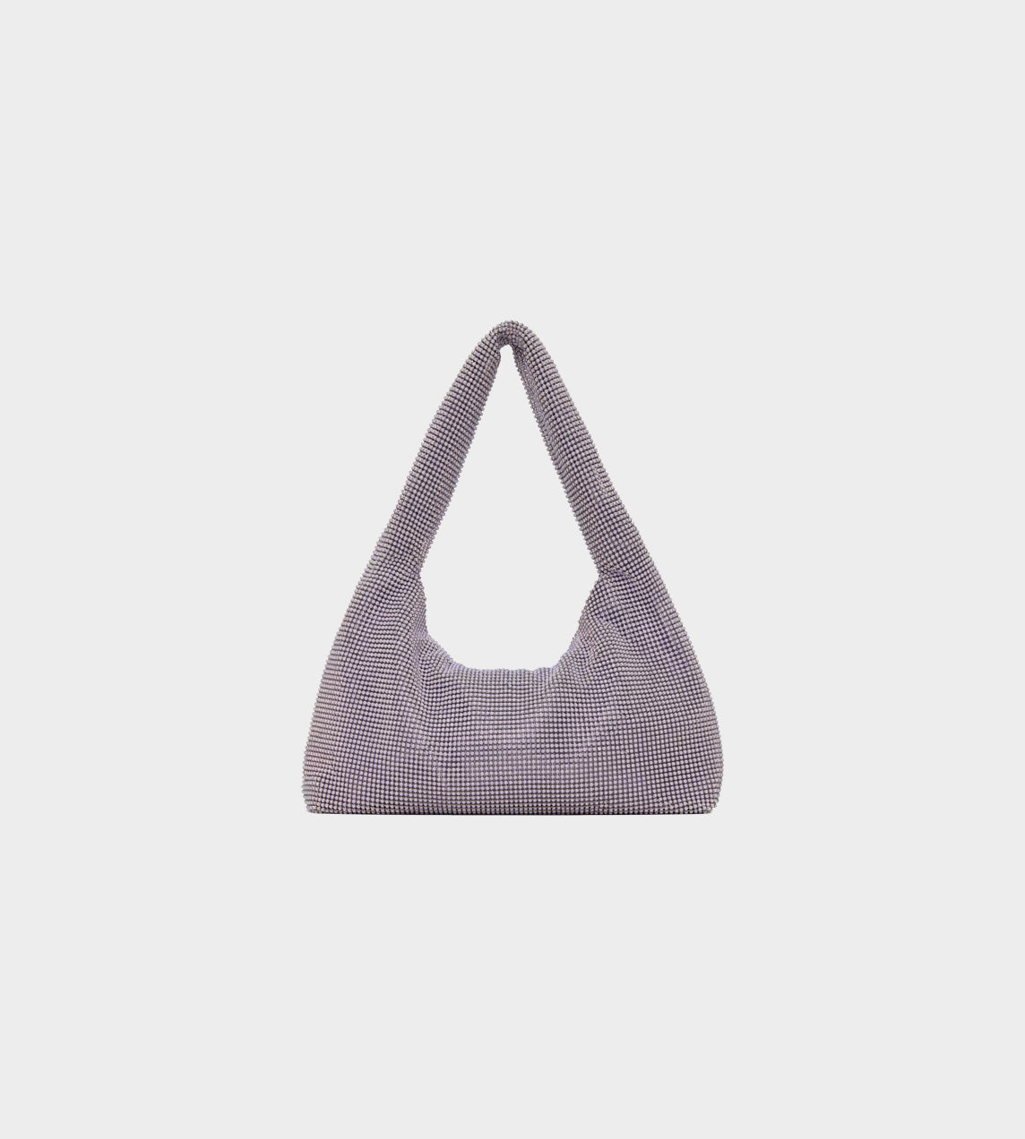 Kara - Mini Crystal Mesh Bag Lilac/Opal