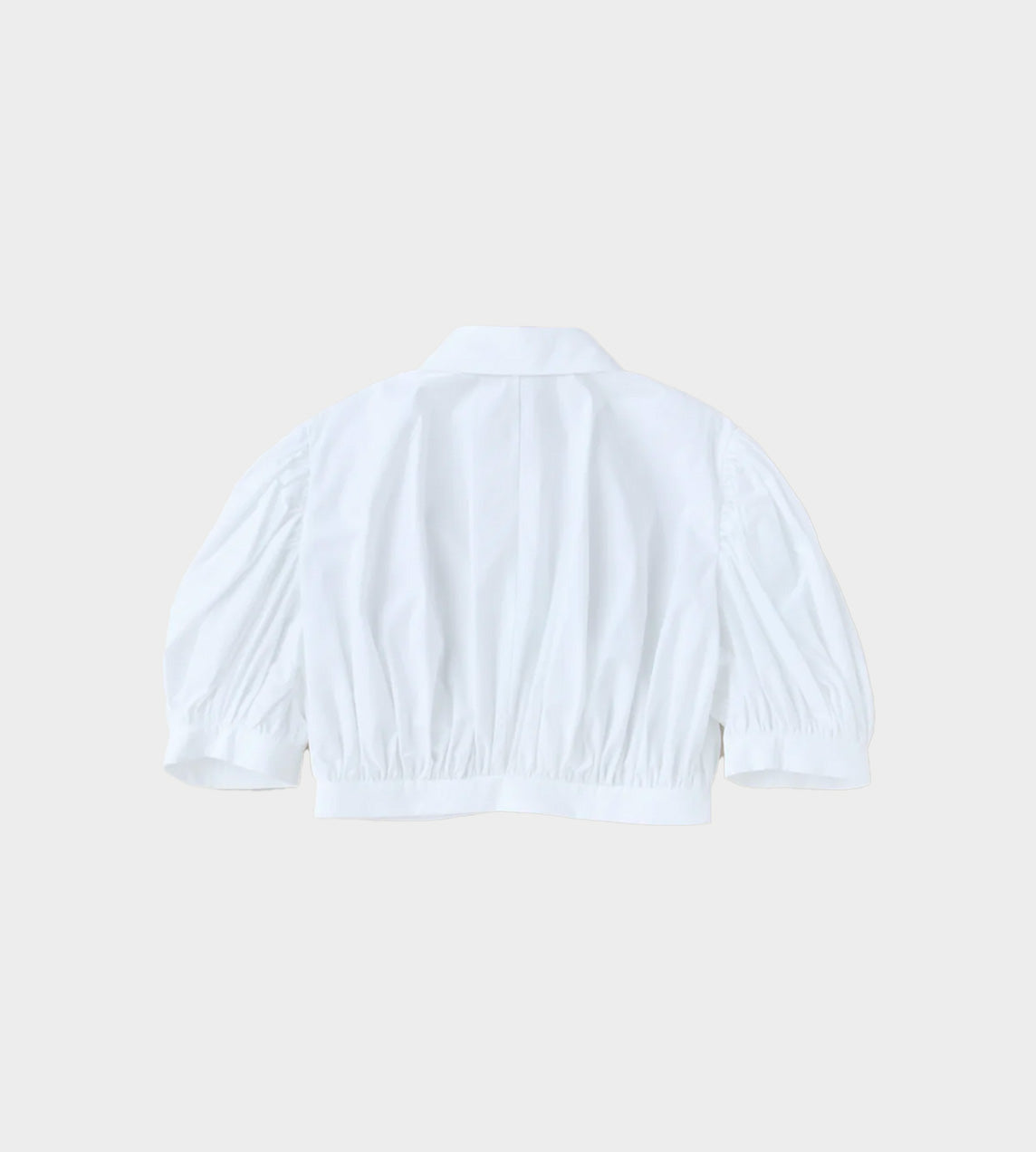 KIMHEKIM - Puff S/S Cropped Blouse White