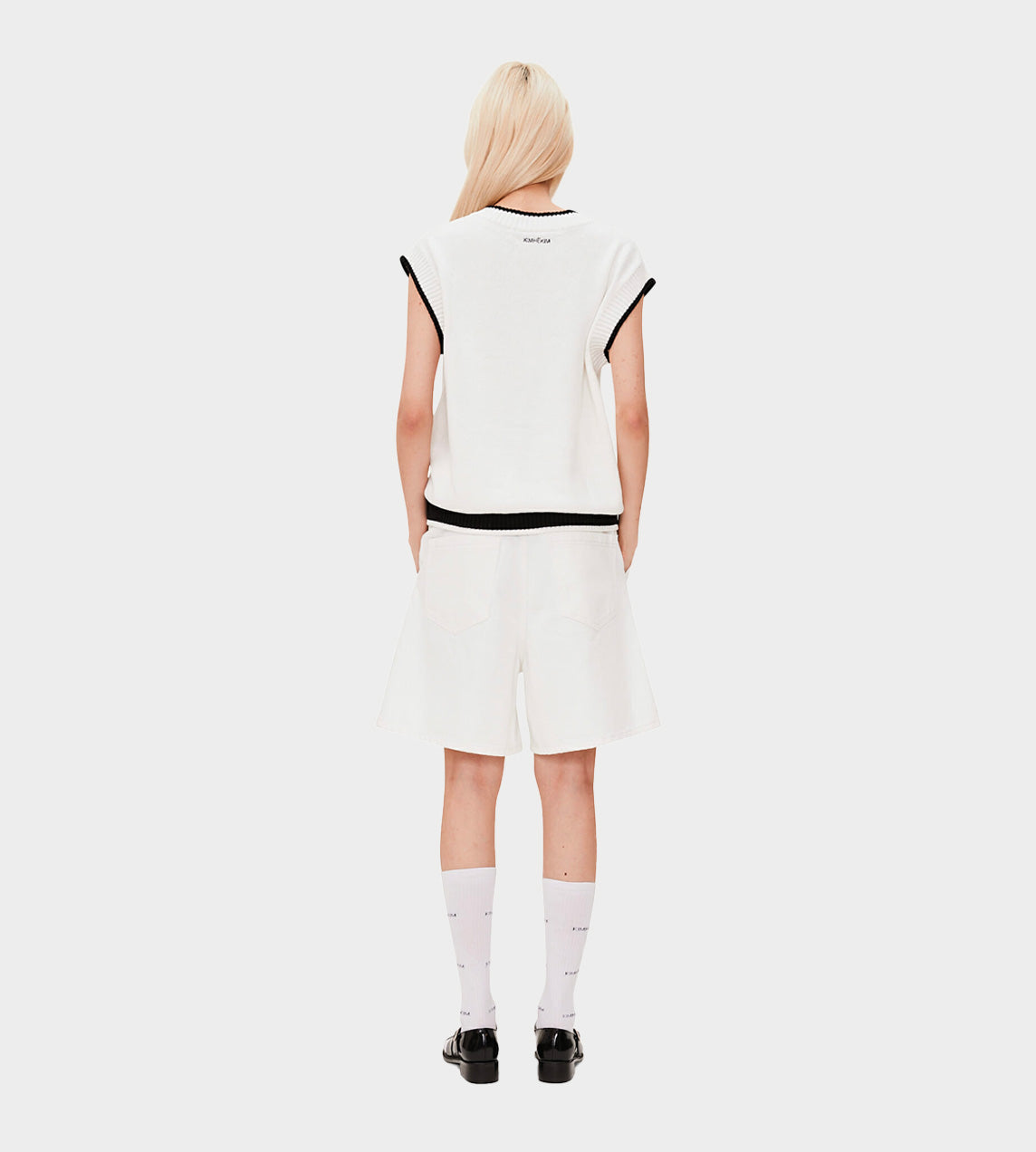 KIMHEKIM - Two Pockets Shorts White